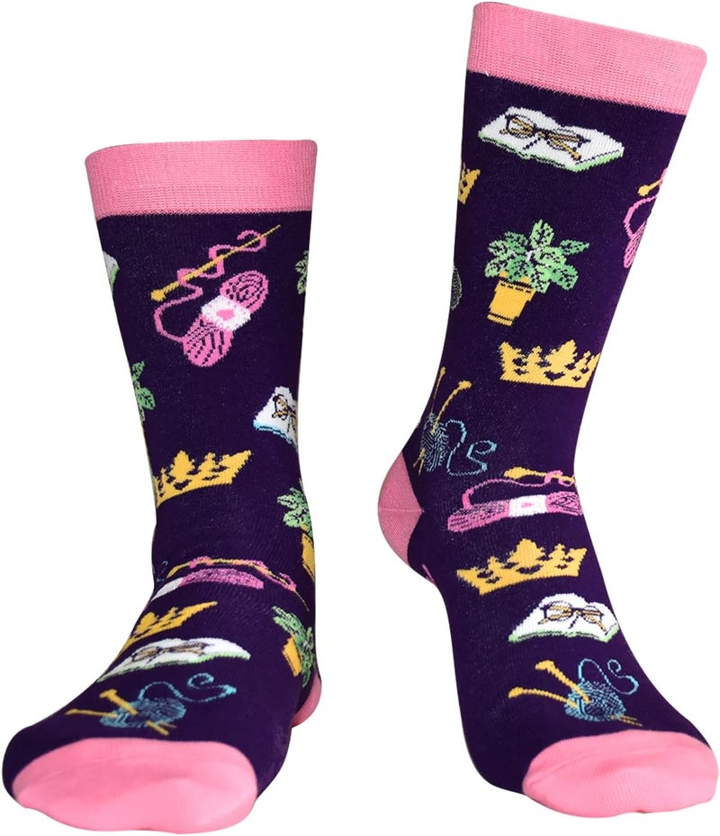 GOLIN Store Novelty Socks for Women - Funny Gifts for Her, Mom, Grandma and Coworker - Image 3